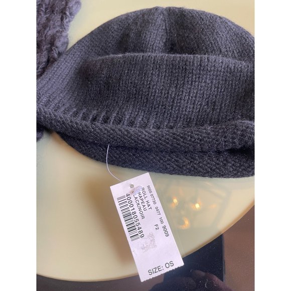 NWT Club Monaco 100% Wool Hand Knit Scarf Gray One Size - Picture 3 of 5